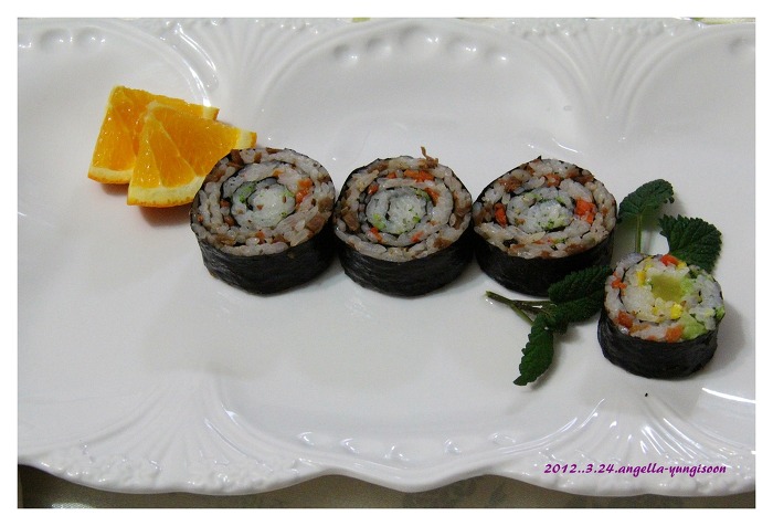 무지개김밥 이미지