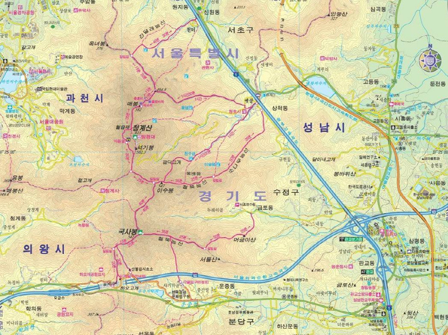 청계산 4코스 이미지