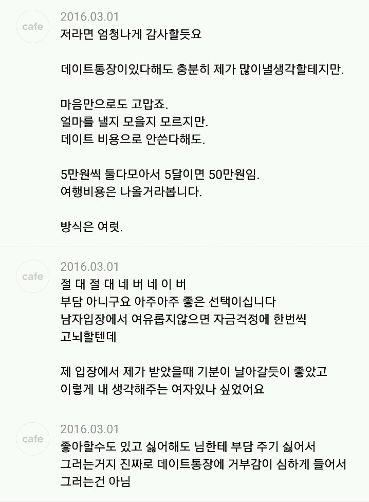 남초 사이트의 흔한 데이트 비용 고민 | 인스티즈