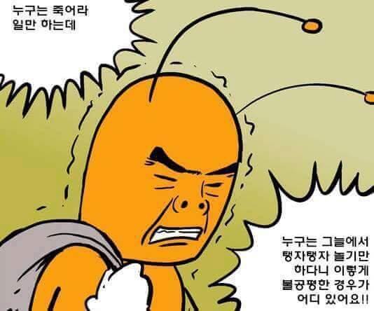 개미와 베짱이 이미지