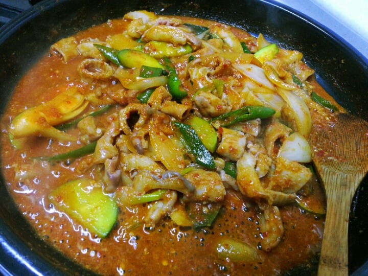 양념곱창구이 이미지