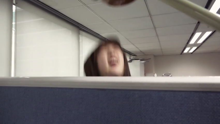 여자친구 정예린 두더지잡기.JPG | 인스티즈