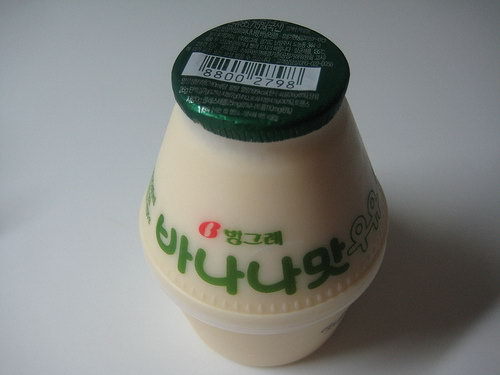 바나나우유 이미지