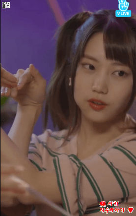 [다이아] 170511 V앱 주은 스페셜 GIF | 인스티즈