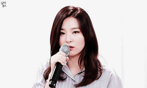 레드벨벳 슬기의 귀여운 버릇.gif | 인스티즈