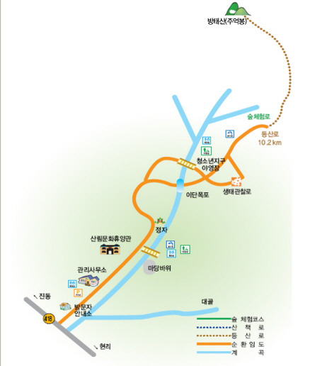 방태산자연휴양림 이미지