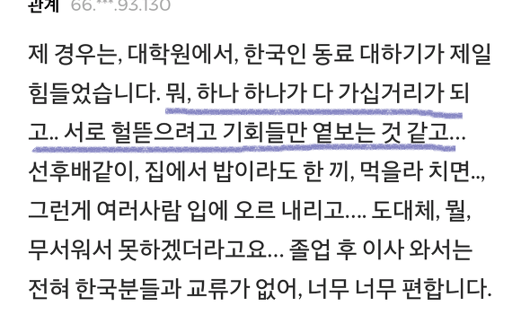 한인들이 말하는 못뭉치는 한국인들.jpg | 인스티즈