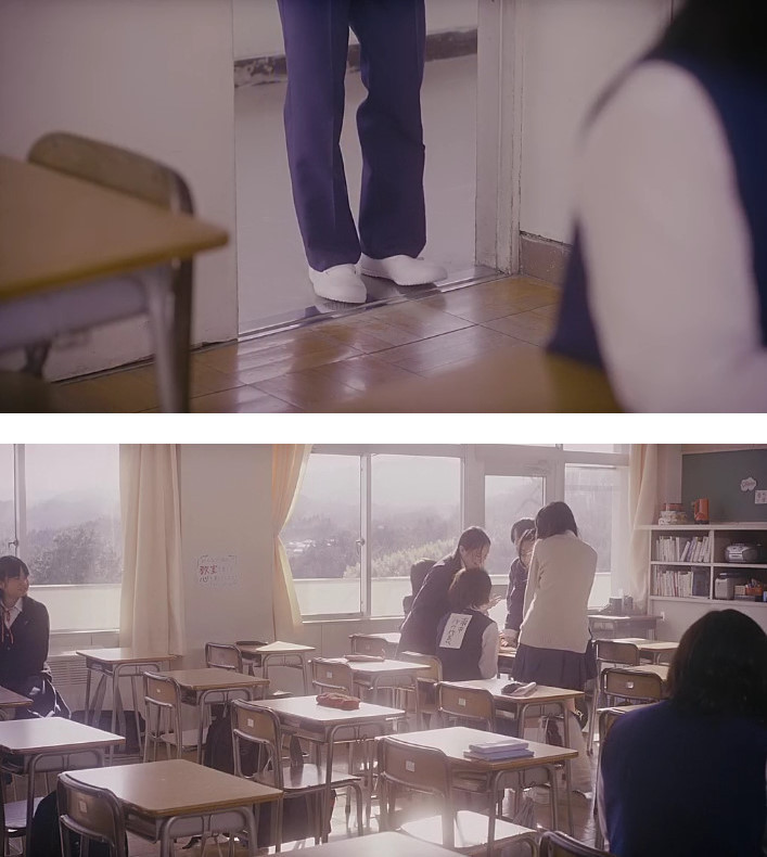 한 소녀가 전학을 왔다.... | 인스티즈