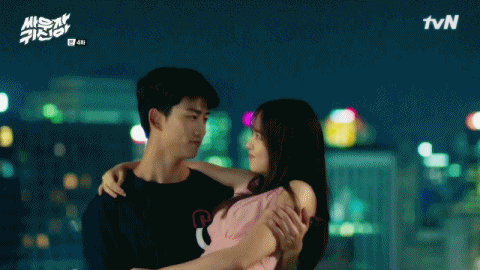 싸우자 귀신아 봉팔 현지 설레는 커플짤들 (옥택연 김소현) | 인스티즈