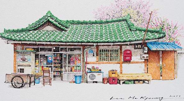 20년간 전국의 구멍가게를 그린 작가 | 인스티즈