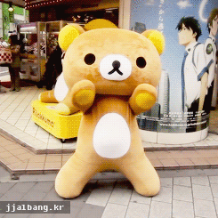 일본의 귀여운 인형 알바.gif | 인스티즈