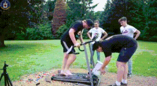 트레드밀에서 지압하는 방법.gif | 인스티즈