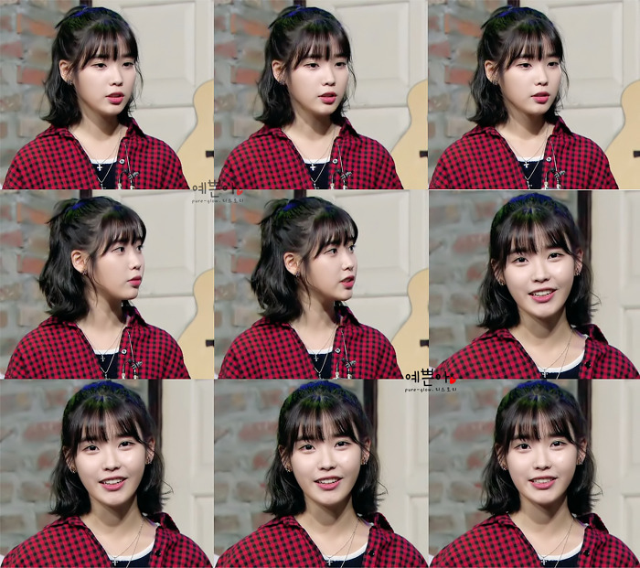아이유 앞머리 유무.jpgif | 인스티즈