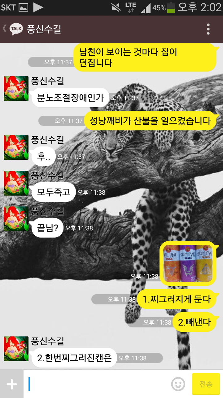 카톡 미연시로 언니 골리기.JPG | 인스티즈