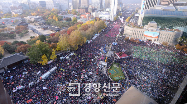 오늘자 하야 집회 100만 넘는게 확실한 이유.jpg | 인스티즈