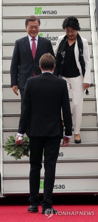 문재인 대통령 베를린 도착 사진 | 인스티즈