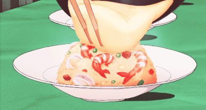 기분좋아지는 애니음식 .gif | 인스티즈