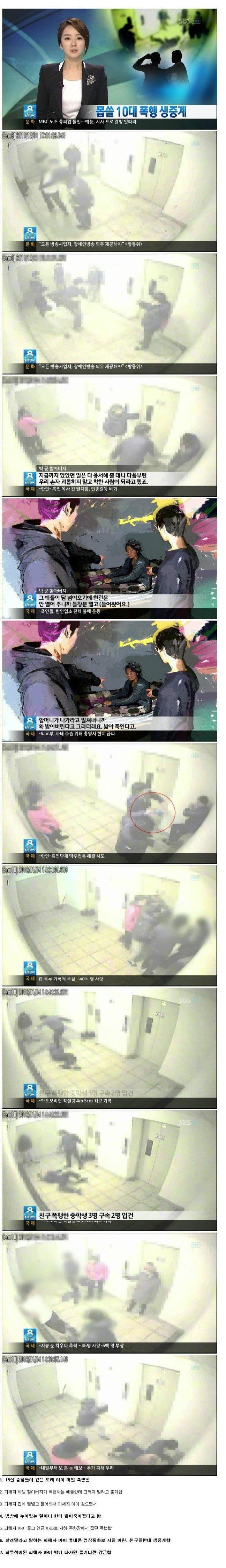 다시 보는 폭행 생중계 | 인스티즈