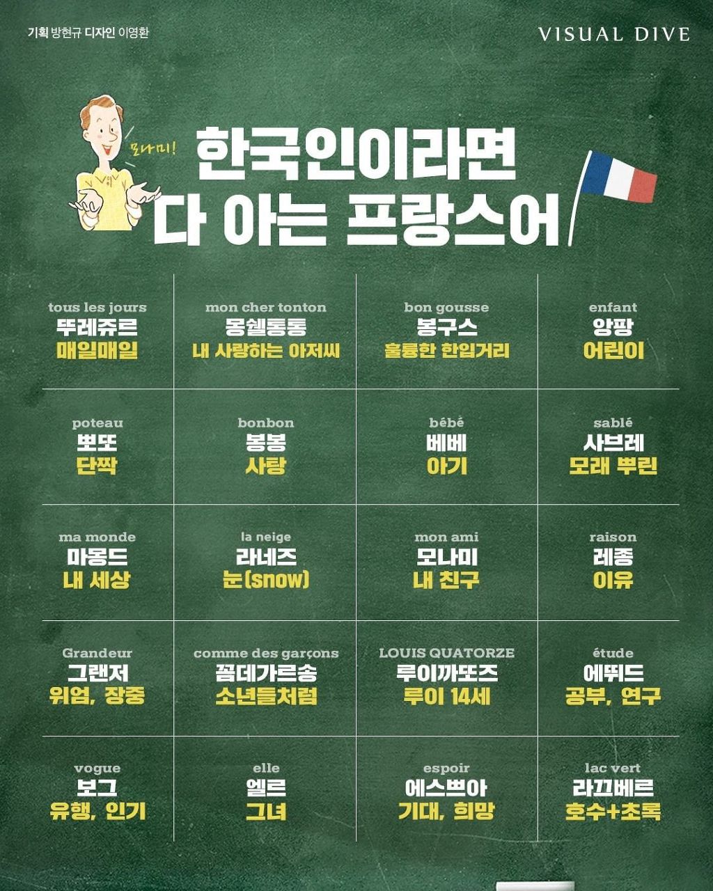 한국인이라면 다 아는 프랑스어..jpg | 인스티즈