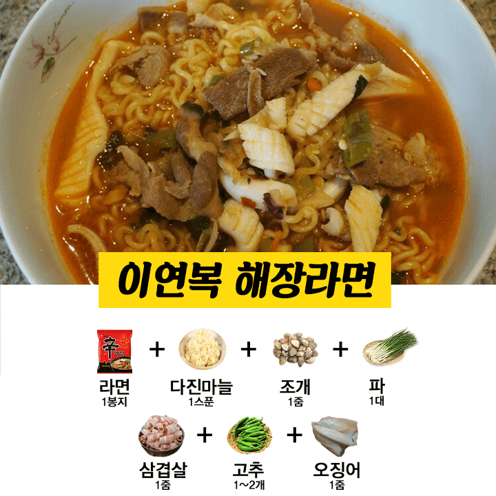 TV에서 난리났던 연예인표 특급라면 레시피 모음 | 인스티즈