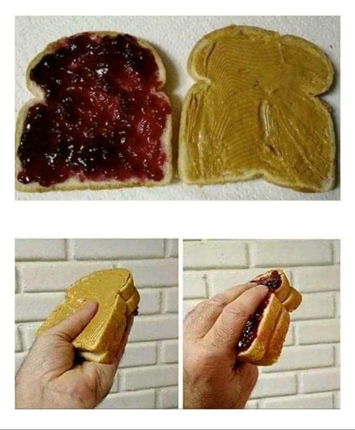 식빵에 두가지잼 바르고 안섞이게 먹는법 | 인스티즈