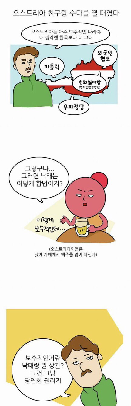 오스트리아는 아주 보수적인 나라야 내 싱각엔 한국보다 더 그래 | 인스티즈