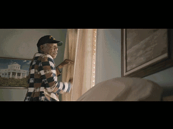 모건 프리먼이 대역 없이 촬영한 장면.gif | 인스티즈