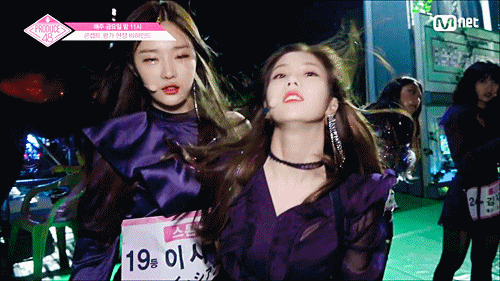 [데이터주의] 프듀48 Rumor조 비하인드 움짤 | 인스티즈