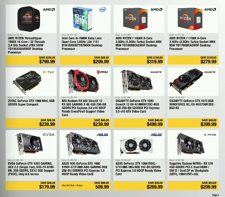 Newegg 블랙프라이데이 할인 품목 (새벽 3시부터 시작) | 인스티즈
