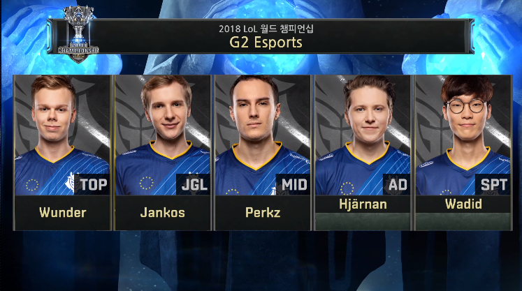 [LOL] 2018 롤드컵 플레이-인 스테이지 / 대회 이틀째 제 2경기, G2(유럽) vs SUP(터키) - 경기결과 | 인스티즈