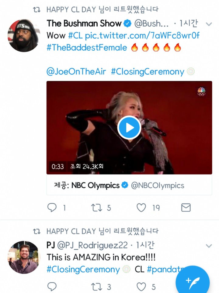북미에서 나름 반응좋은 씨엘 폐막식 무대 | 인스티즈