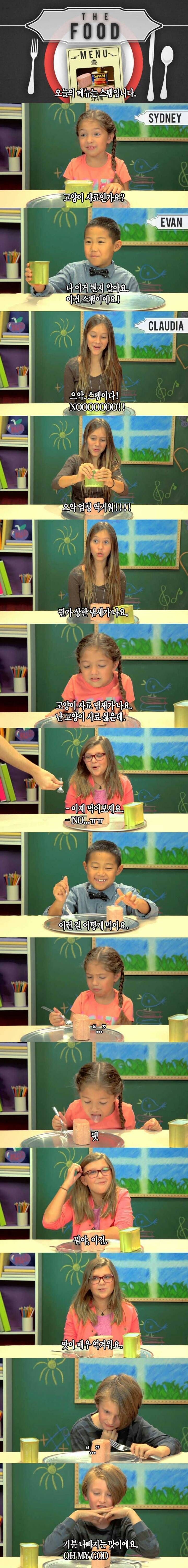미국 어린이들의 스팸반응 | 인스티즈